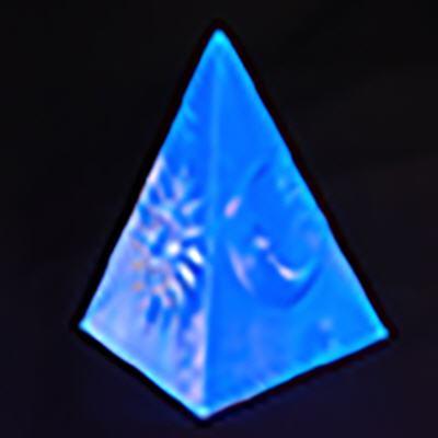 Cryptolyte additif UV luminescent