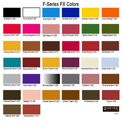 Fuse-FX peinture  Silicone - Serie F