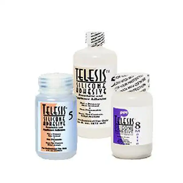 Adhésifs pour prothèses à base de silicone